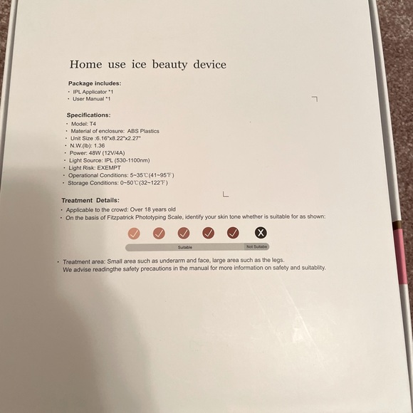 Imene at home laser hair removal kit. 500,000 flashes - Picture 3 of 4